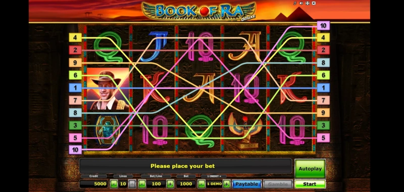 Book of Ra Deluxe slot demo